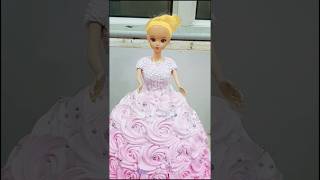 Pink colour doll cake ka Amazing beautiful look ❤️😇😱😇😇|| #cake #shorts #youtube
