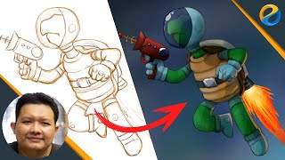 How to draw illustrations in Krita 5.0 | Krita crash course for beginners