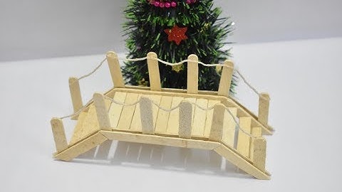 How to Make 4 Popsicle Sticks or Ice Cream Sticks Easy Craft for Project and Decor | Art and Craft