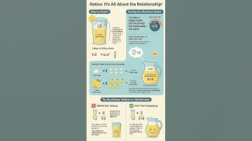 🍋 The SECRET Recipe of Ratios! | Grade 6 Math Made Easy #shorts