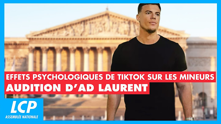 Effets psychologiques de Tik Tok : audition d’AD Laurent – 10/06/2025