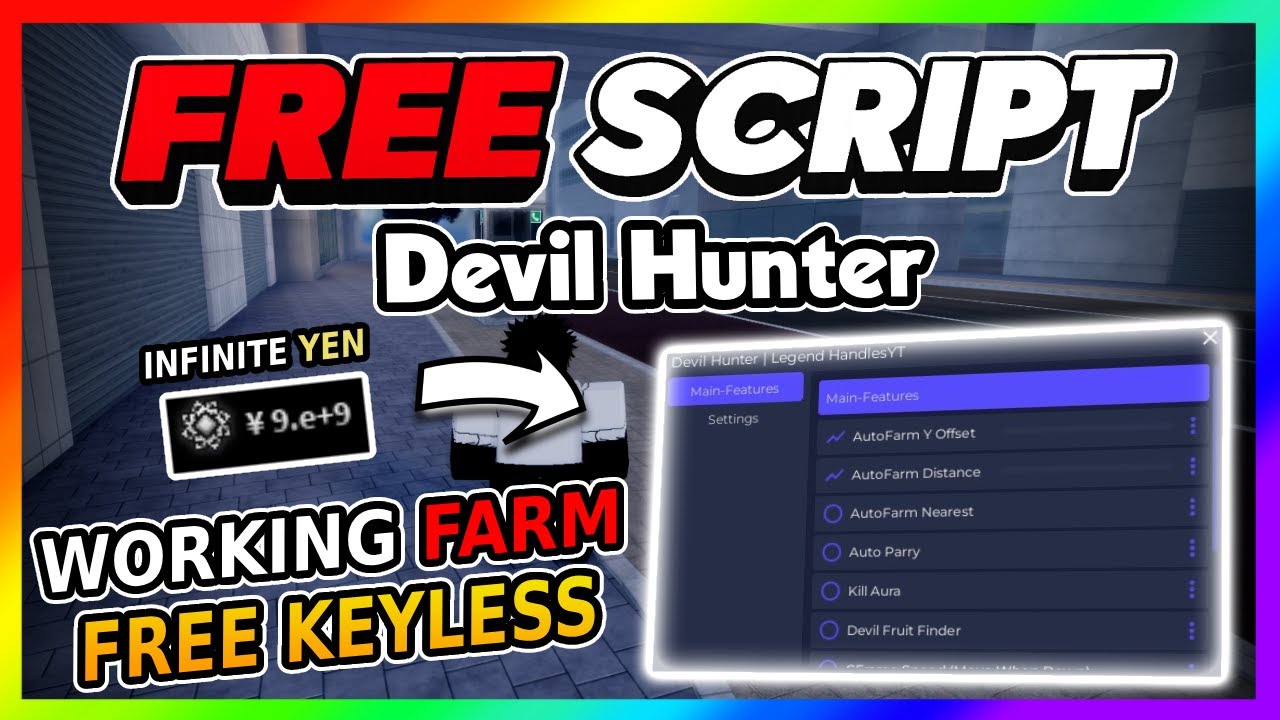 Devil Script Key Devil Hunter Script *NO KEY* - AUTO MISSION, AUTOFARM, GODMODE + More ...