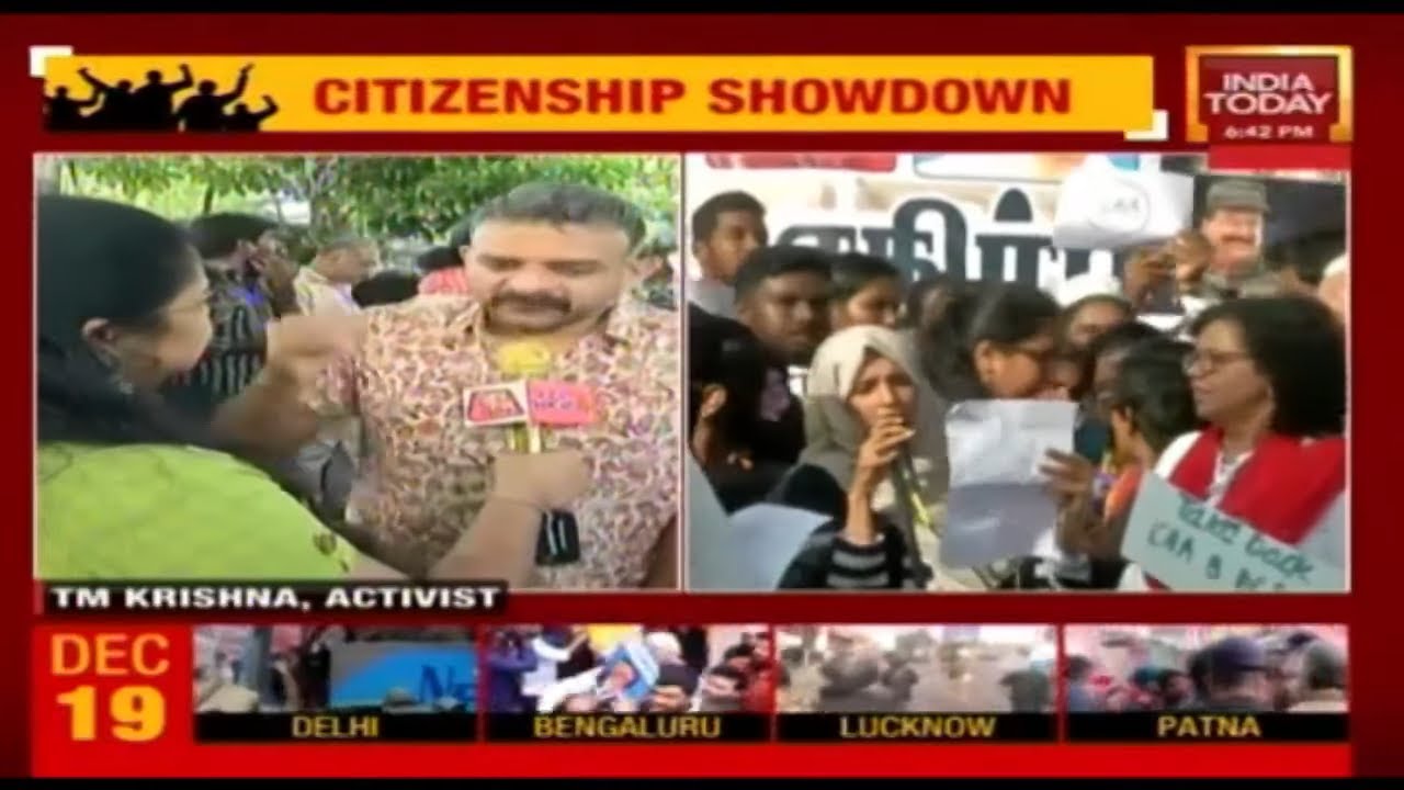 CAA  NRC Done To Create A Divided Country TM Krishna Hits Out At Modi Shah