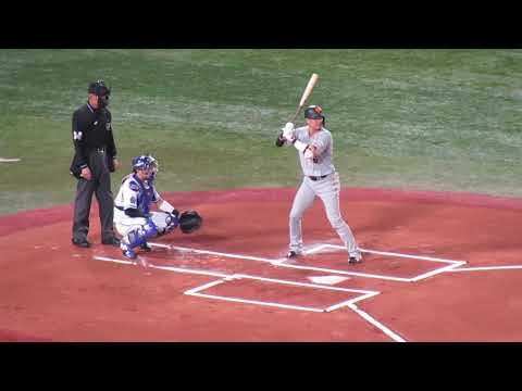 巨人 坂本勇人のバッティングフォームを横浜ウィング席から 【横浜DeNAベイスターズ対 読売ジャイアンツ2021年10月20日】