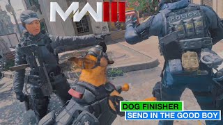 NEw Operator Laswell Dog Send In The Good Boy Finishing Moves - MW3 \& Warzone 3 Finishers