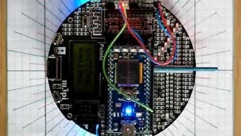m3pi robot positioning parallel to the wall