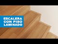 ¿Cómo revestir una escalera con piso laminado?