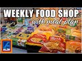 WEEKLY FOOD SHOP | ALDI SHOPPING| FAMILY FOOD SHOP UK | MEAL PLAN | VEG BOX UNBOXING |
