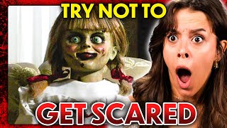 Try Not To Get Scared Challenge - Scariest Movies Of All Time