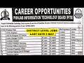 PITB Jobs 2026 | Punjab Information Technology Board District Level Jobs | Last Date 9 May