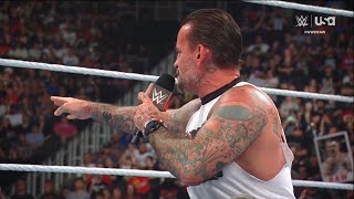 CM Punk confronts Drew McIntyre - WWE RAW 4\/29\/2024