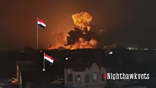 Incredible Aerial Strikes: U.s. And Uk Obliterate Houthis Hqs In Yemen❗