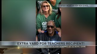 Mountain View teacher honored at Snoop Dogg Arizona Bowl