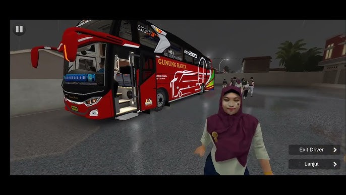 JetBus3+ THR Hino RK Bus – Mod Bus Simulator Indonésia