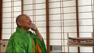 方言っていいなあと思う住職の電話。猫付き。