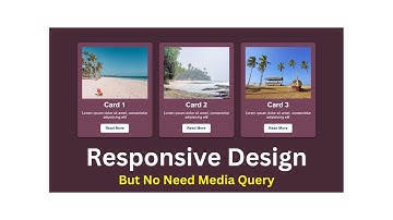 The Best Way to Create Responsive Design with HTML & CSS (2023) | Card HTML & CSS