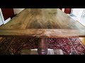 Making a Double Pedestal Dining Table with Breadboard Ends