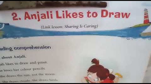 class 1 discussion of work book answers (Anjali likes to draw)