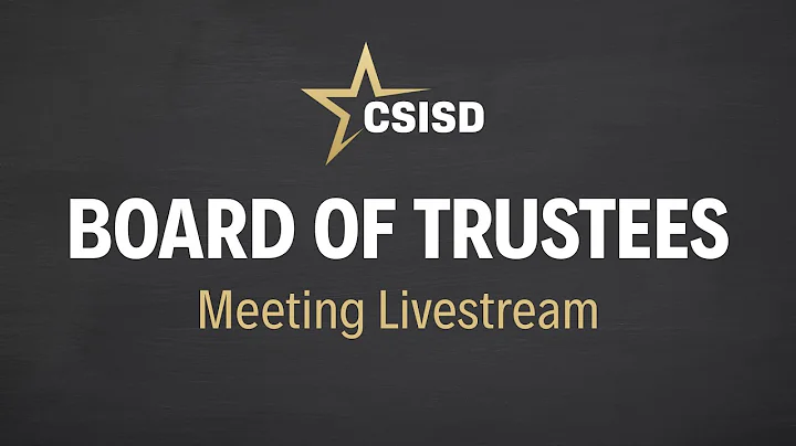 CSISD Board Meeting 11/18/25