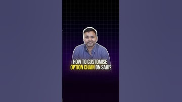 How to customize Option Chain on Sahi?