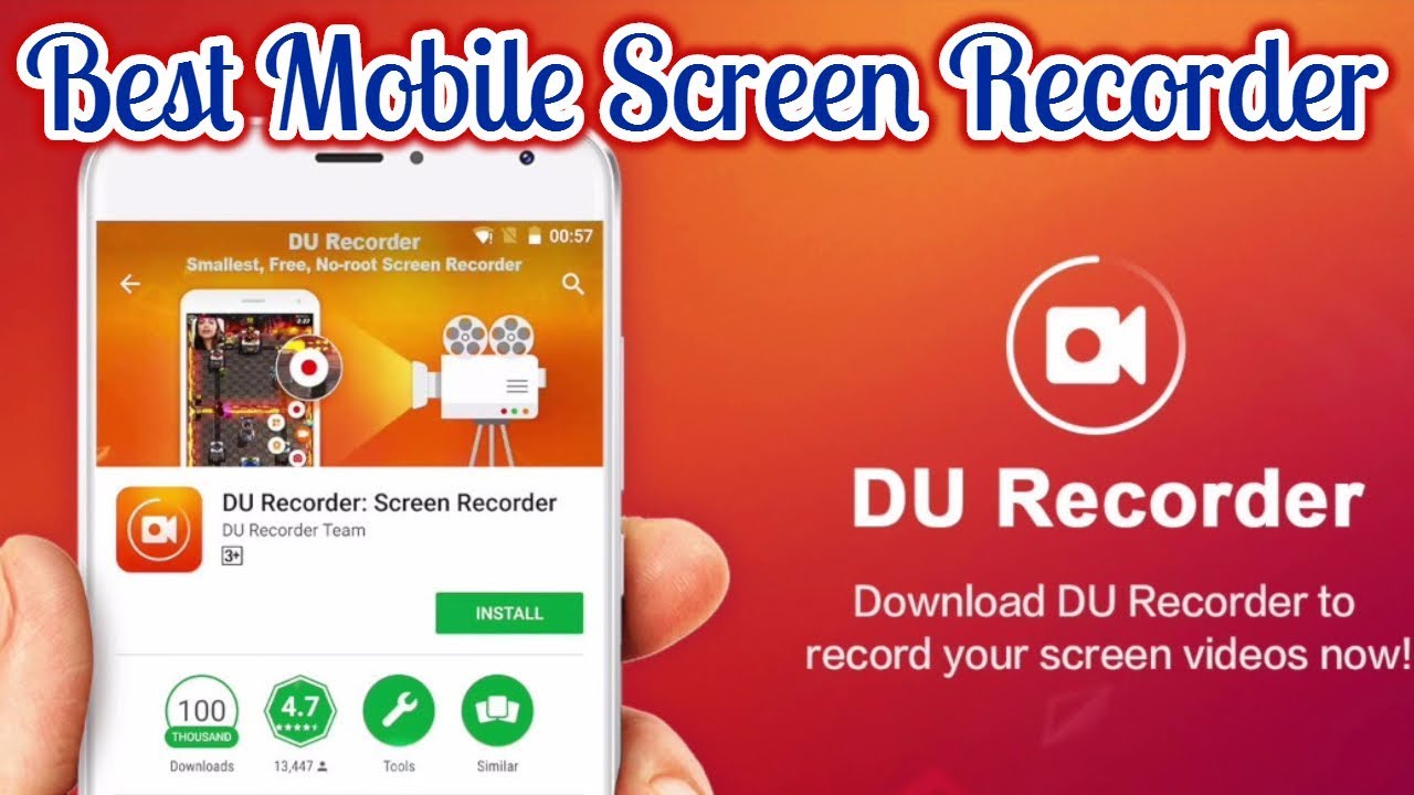 Best Mobile Screen Recorder And Video Editing 