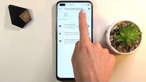 How to Clear Browsing Data on OPPO Reno4 Z– Clear Browsing History