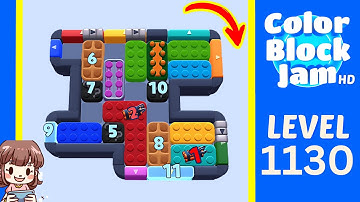 Color Block Jam Level 1130 Solution Walkthrough