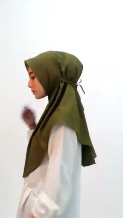 Zahirah bergo Jilbab anti tembem