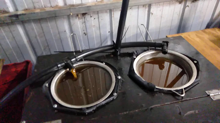 WVO waste vegetable oil filteration system. Veg oil car