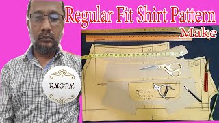 Regular Fit Shirt Pattern Making | Men’s Shirt Pattern making @rmgpm16