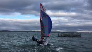 29er building speed in lighter winds