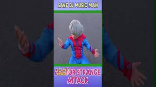 Save Dj Music Man | Doctor Strange Attack | #shorts Scary Teacher 3D Animation In Real Life