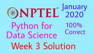 Python For Data Science Week 3 Assignment 3 Solution || 100% correct|| NPTEL SOLUTION..