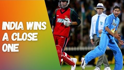 INDIA VS ZIMBABWE 8TH ODI ADELAIDE VB SERIES 2004