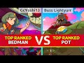 Ggst  gcyoshi13 top ranked bedman vs buss lightyurr top ranked potemkin high level gameplay