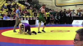 2015 CIS Championships: 68 kg Bronze Drew Belanger vs. Caleb Rutner