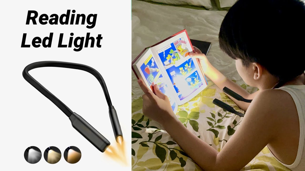 ANKBOY Neck Reading Light Rechargeable Book Light for Reading in