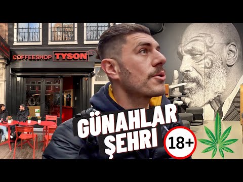 Amsterdam'da İlk Günüm | Türk Esnaflar,  Mike Tyson Coffeeshop - 247 🇳🇱