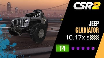 CSR2 🏆 Jeep Gladiator — shift & tune for 10.17x