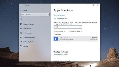 Disable and Remove Feedback Hub on Windows 10 [Tutorial]