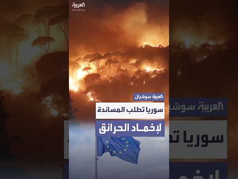 سوريا تطلب مساعدة عاجلة من الاتحاد الأوروبي لإطفاء حرائق اللاذقية