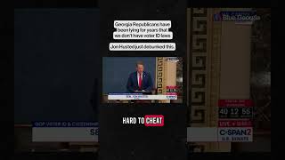 Georgia Republicans have been lying for years that we don’t have voter ID laws.