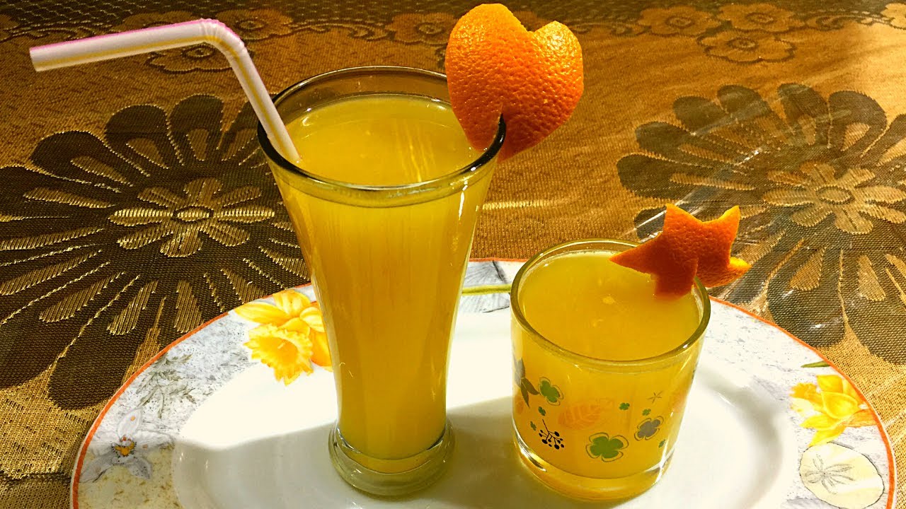 Homemade Orange Juice। Orange Juice Vitamin D YouTube