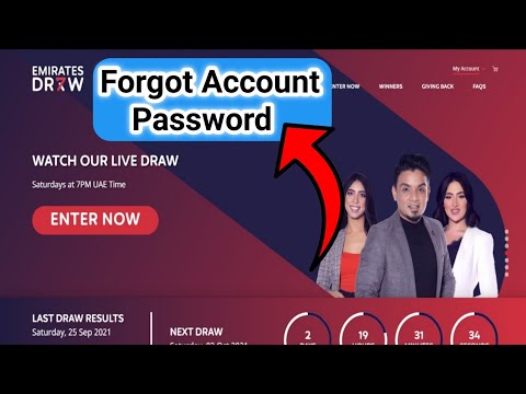 How To Recover Emirates Draw Account