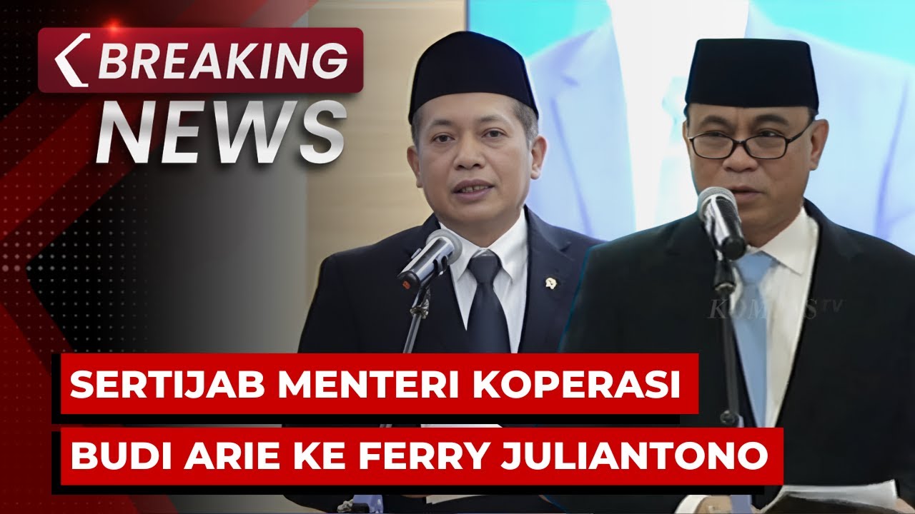 BREAKING NEWS - Sertijab Menteri Koperasi Budi Arie ke Ferry Juliantono