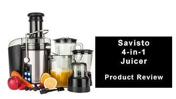 Savisto 4-in-1 Juicer Review I Kitchen Product Review