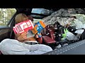 Massive bubble blower in car on angry girlfriend prank  hilarious 