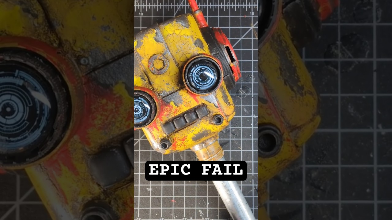 This Trash-Built Robot Survived a Paint Job Disaster