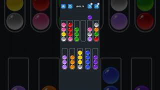 Ball Sort Level  75     Ball Sort Game - Color Puzzle Words Mobile Playlist #ballsortpuzzle
