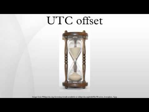 UTC offset